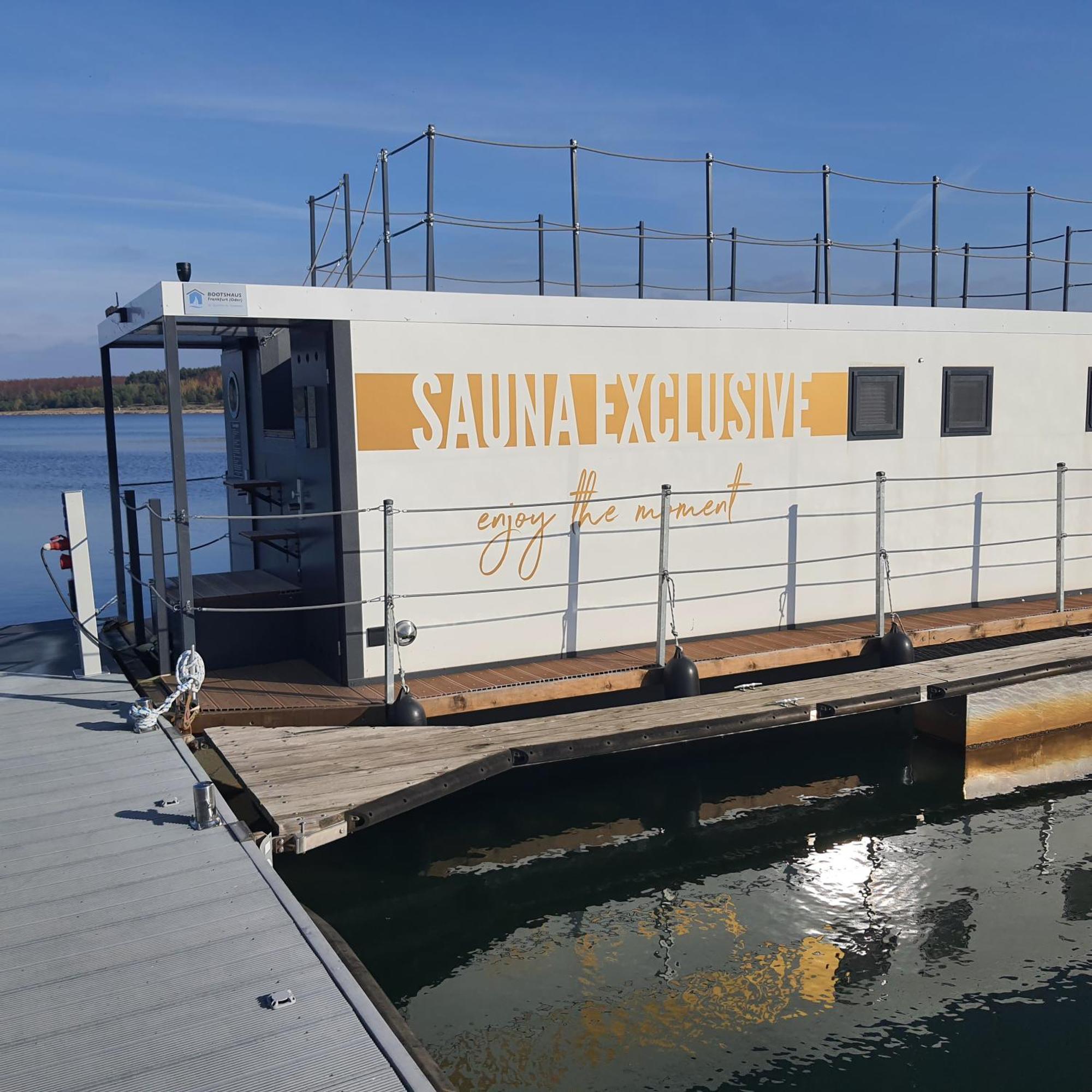 Schwimmendes Ferienhaus Sky Elsterheide Exterior foto